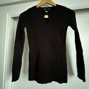 Keyhole sweater classic knit by INC